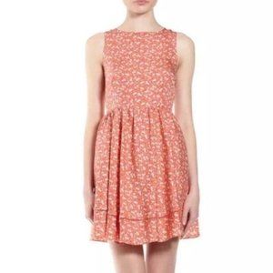 Juicy Couture Floral Dress Silk Cotton Mini 4 Sleeveless Prairie